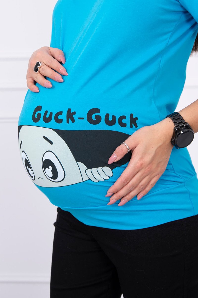  Bluzka ciążowa Guck turkusowa