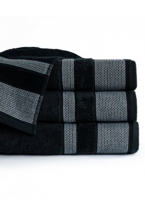 Komplet 3 - Ręczników 50x90 cm. 550gsm Bawełna 100 % Carlo Black