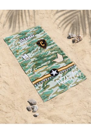 Ręcznik Plażowy Kąpielowy Moro 70 x 140 cm WZ 36