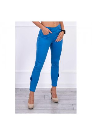 Spodnie kolorowy jeans z kokardką jeans