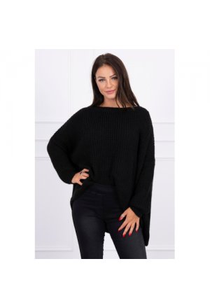 Sweter szeroki oversize czarny